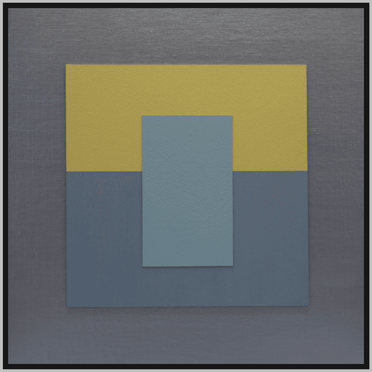ACQUIESCENCE - Modern 3D Color Field Painting / Framed by Rich Moyers