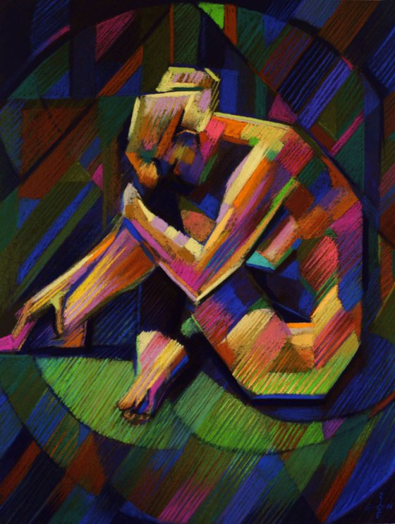 Cubistic nude 07 (sold)