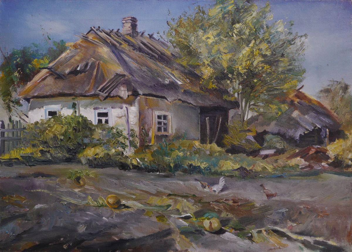 Old Belous. Hut by Vyacheslav Onyshchenko