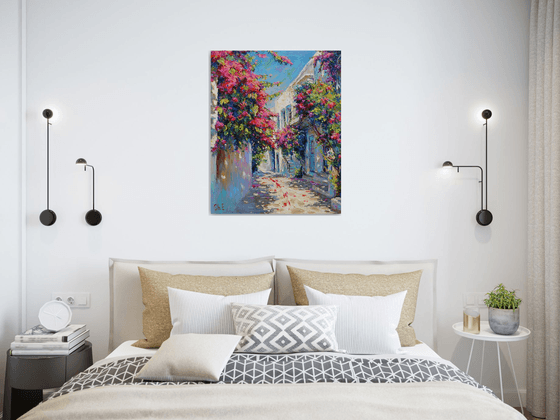 "Courtyard  in  Flowers"