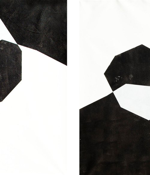Diptych Contrast by Catia Goffinet