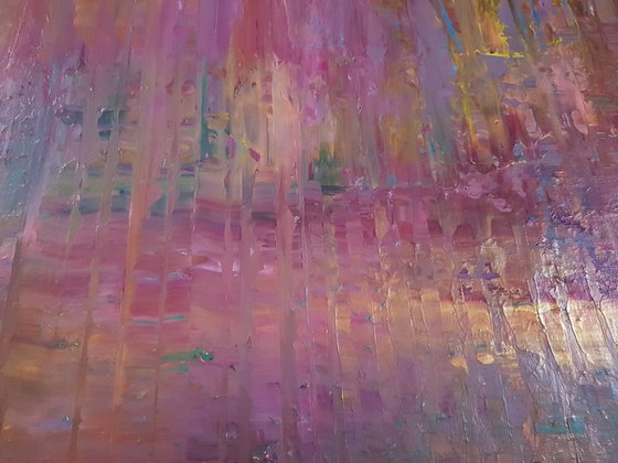Fata Morgana No. 5 - XXL  abstract landscape painting
