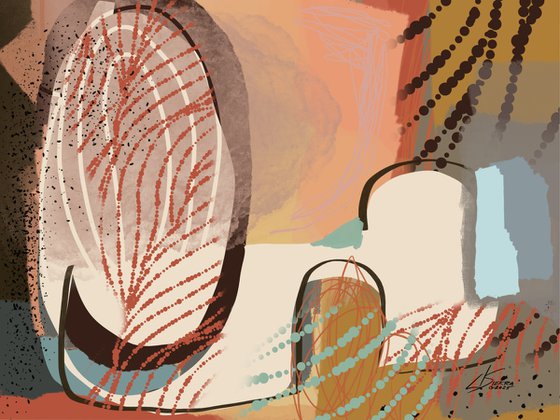 Organic Balance Floral Abstraction