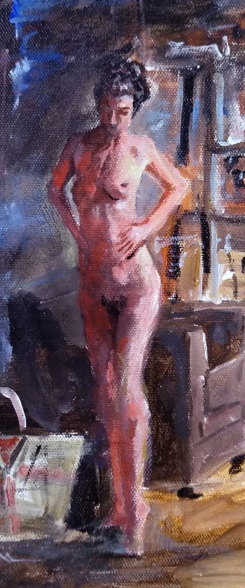 Girl standing by Vishalandra Dakur