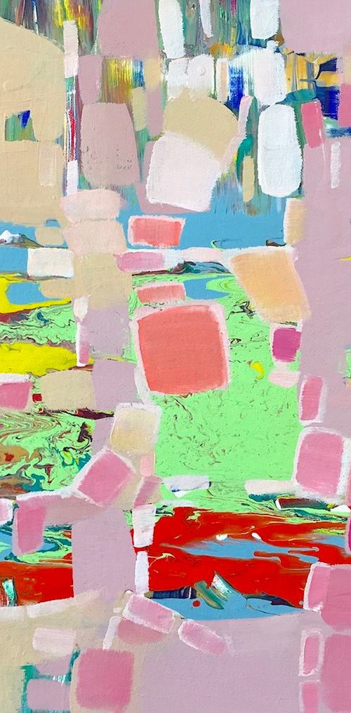 Abstract oil painting, One of a kind, Handmade artwork, Ready to Hang by Vahe Yeremyan