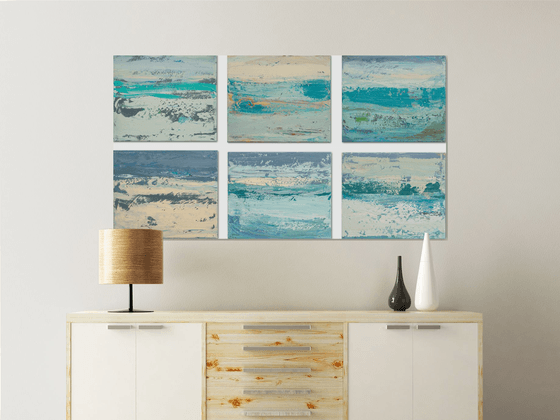 Six emotional seascapes