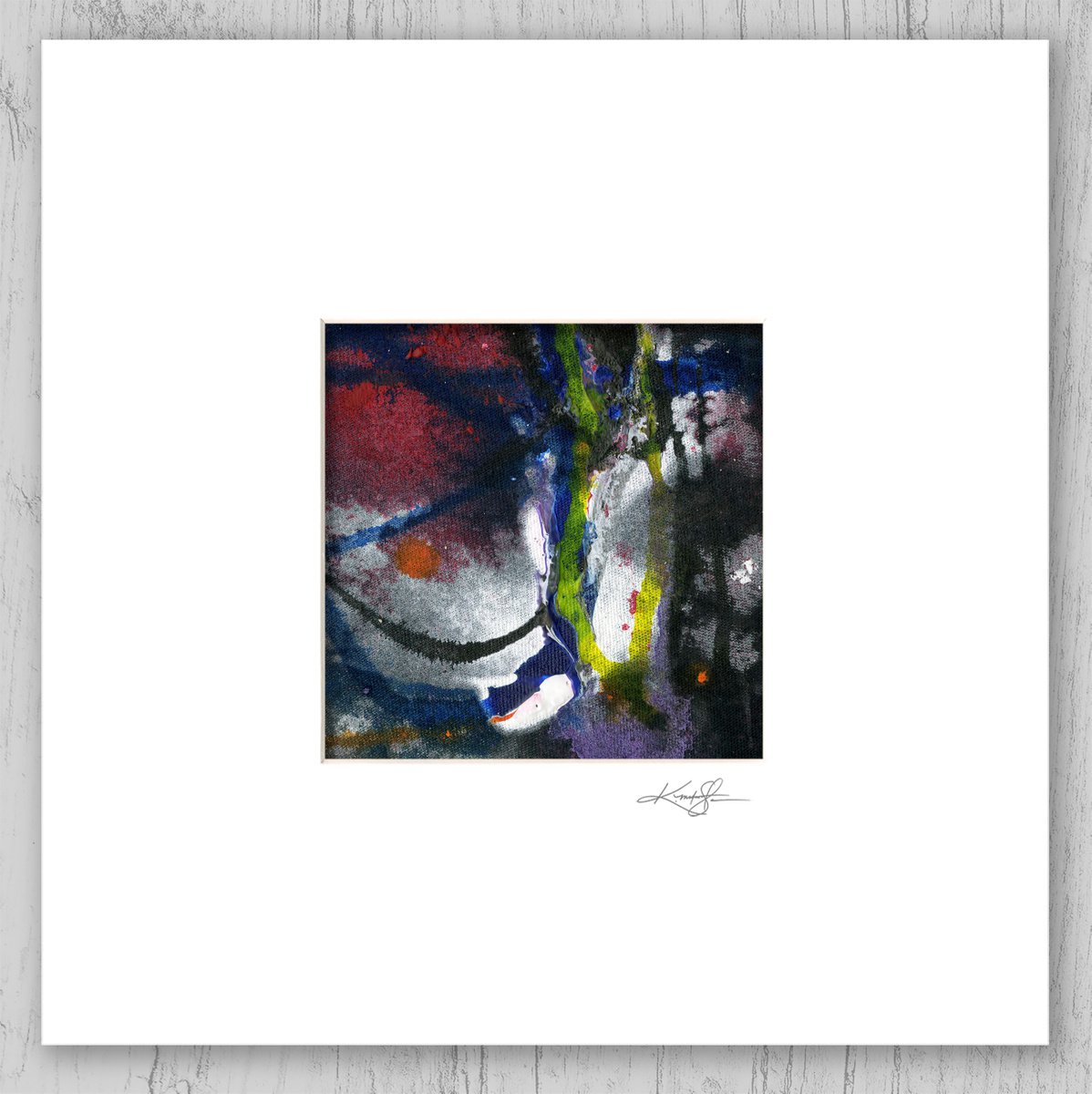 Urban Poetry 7 - Abstract Painting by Kathy Morton Stanion by Kathy Morton Stanion