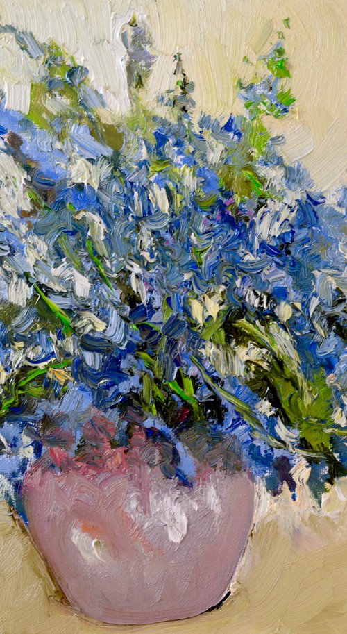 Forget Me Not Flowers by Suren Nersisyan