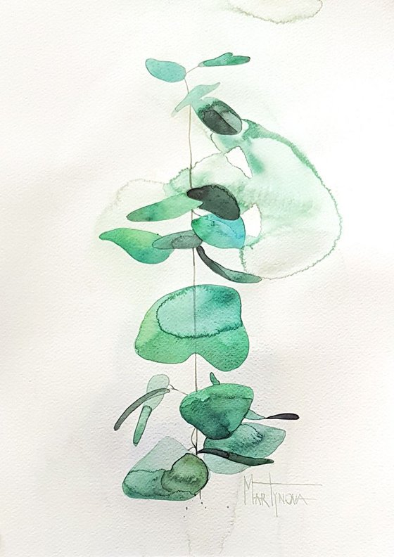 Eucalyptus #3 - A3 size