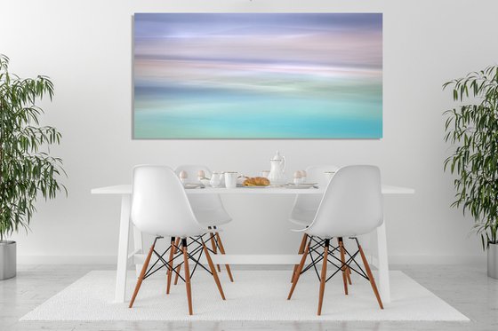 Large Panoramic Abstract - Sea Thrift