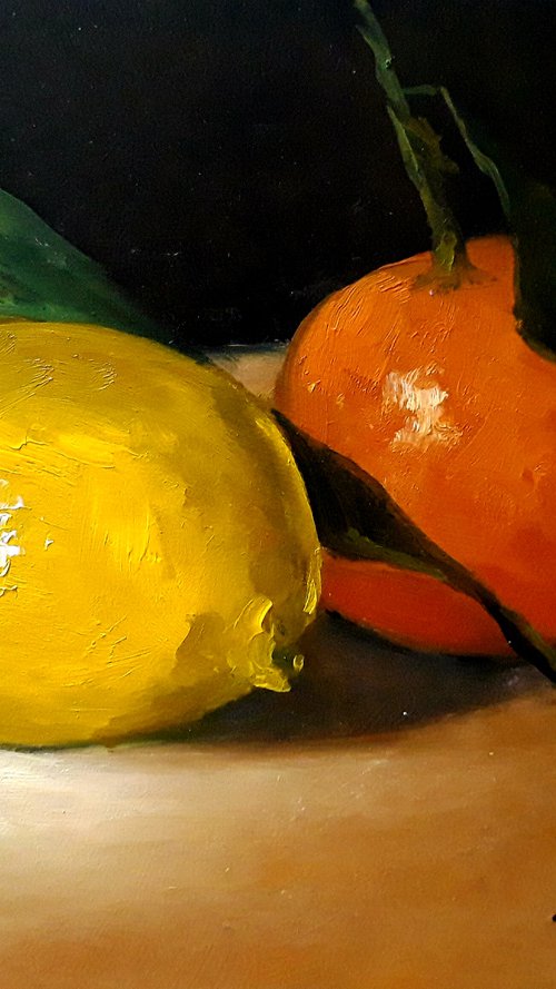 Clementines and lemon by José DAOUDAL