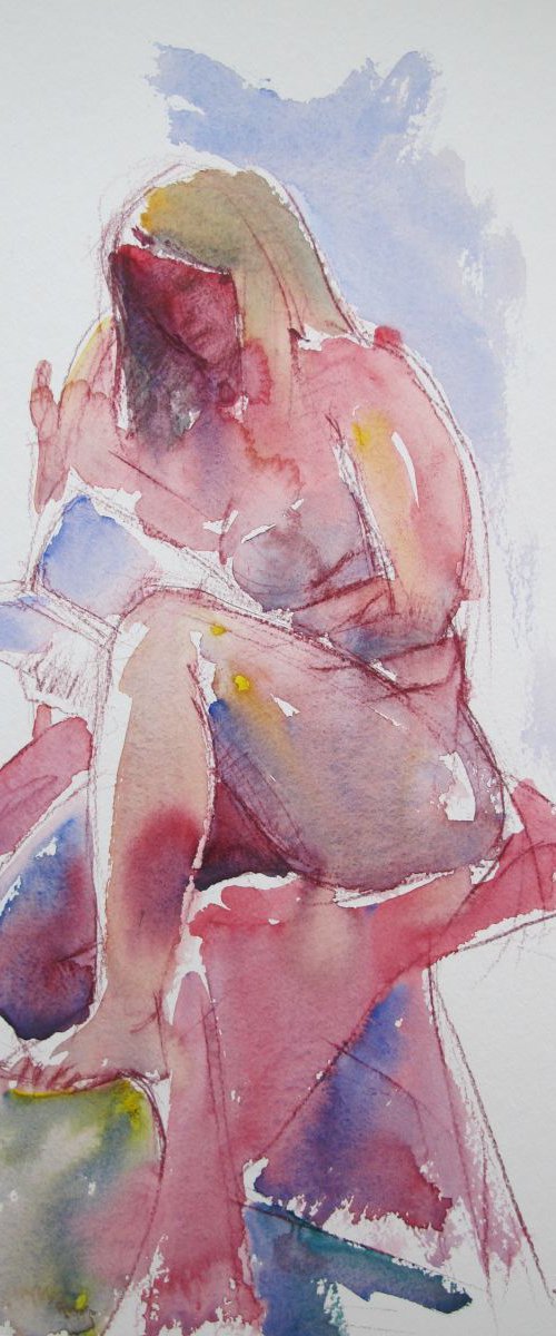 seated female nude by Rory O’Neill