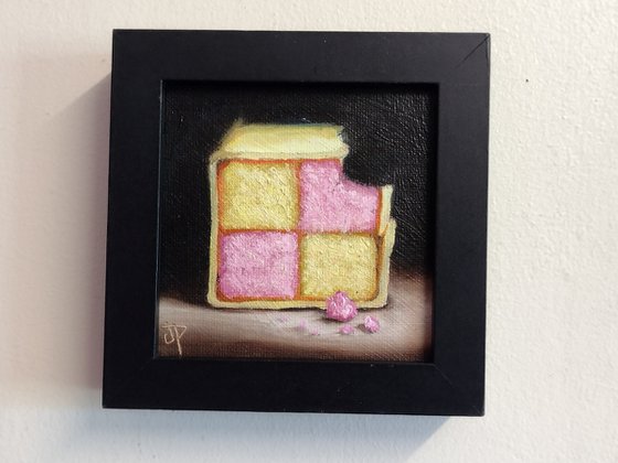 Little Battenberg slice Cake still life