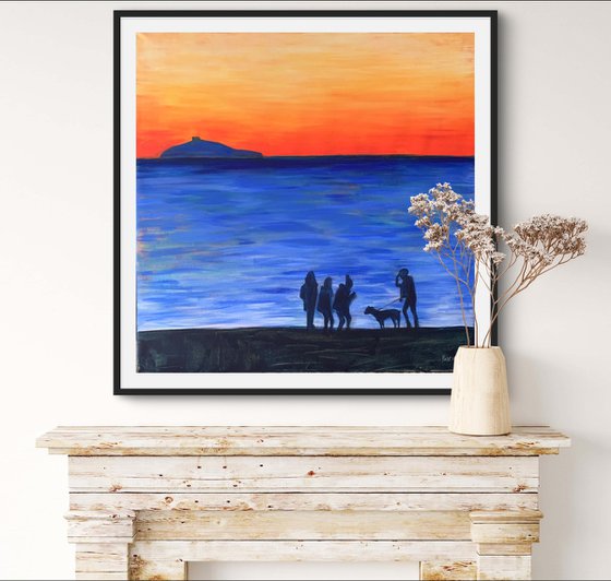 Sunset on the beach