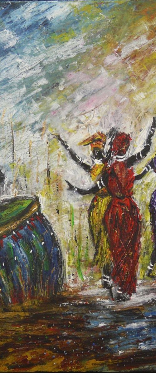 Tribal Celebration II by Kalpana Soanes