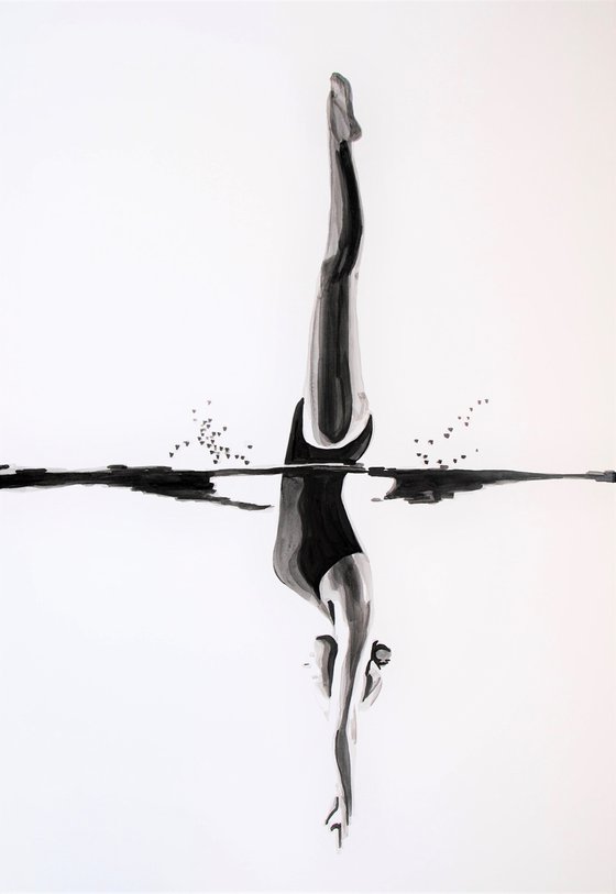 Jump / 100 x 70 cm