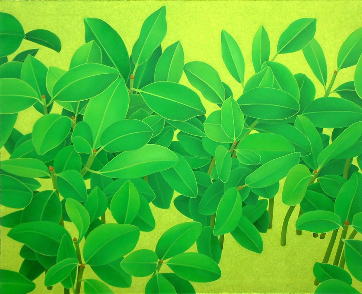 Abstract Oil Painting By Zhi Li, 39 X 32", Creative Work 29, Original Artwork