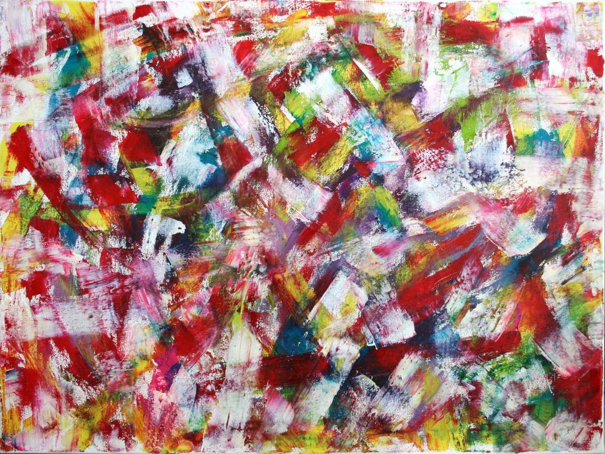 Expressive Oil Painting , Spectral Dance By Salana Art / Svetlana Samovarova, 31 X 24, Artwork For Sale On Artfinder