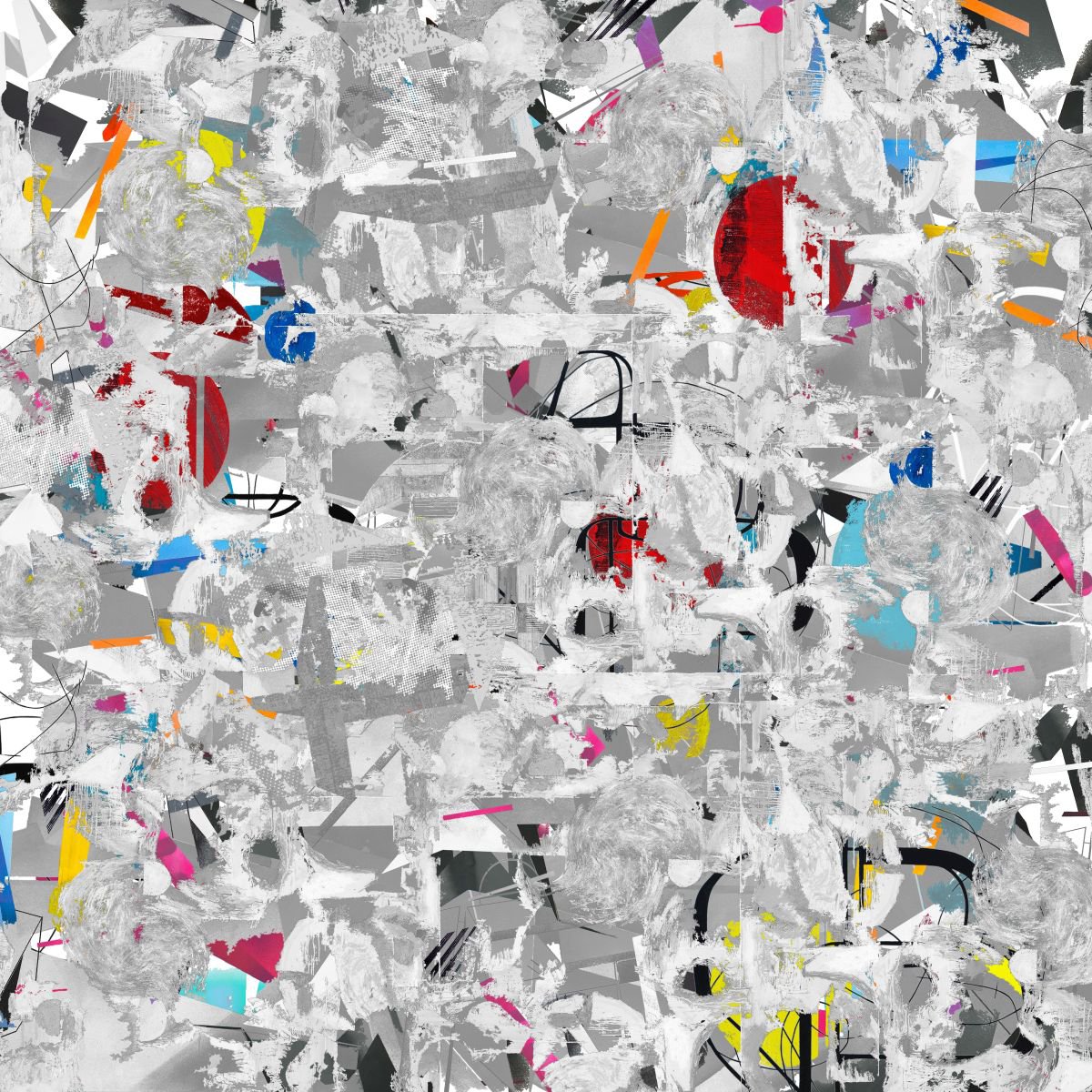 Abstract Limited Edition Print By The Most Active, 20 X 20", Lost Love, Original Artwork