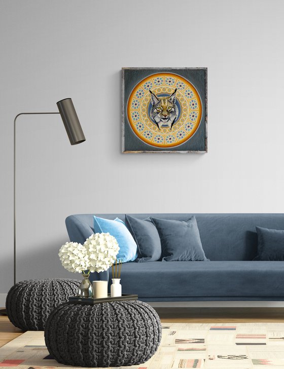 Mandala Iberian Lynx