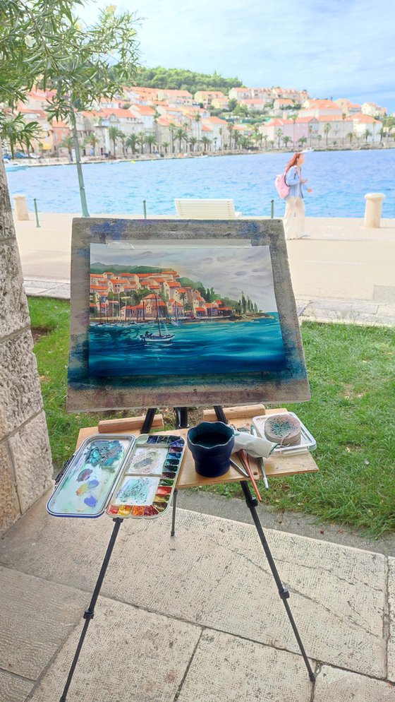 Korcula. Original artwork