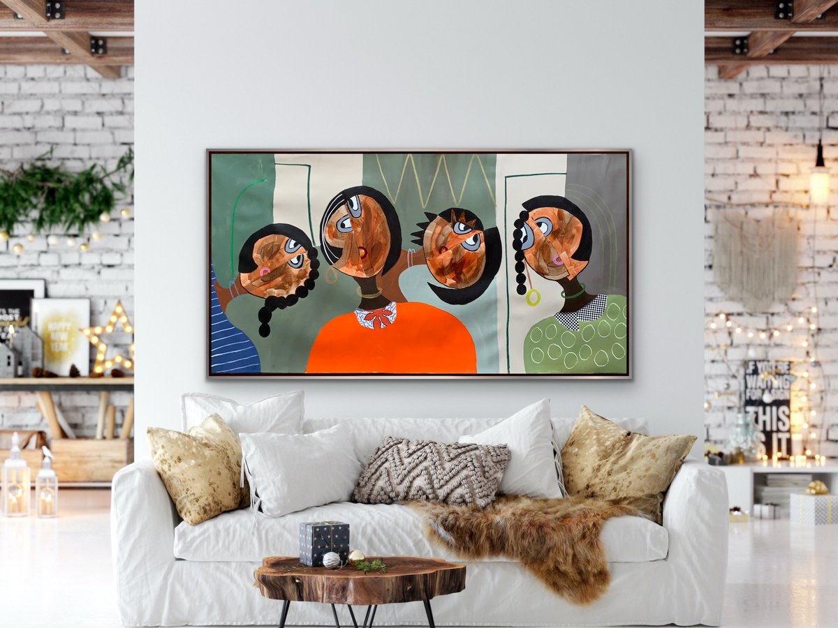  A Peculiar Mood By Rashna Hackett, 72 X 37, Artwork For Sale On Artfinder