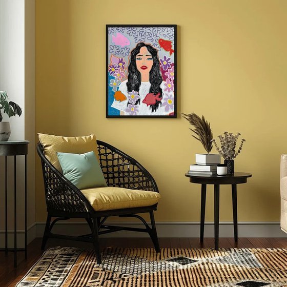 She Dreams in Color and Water