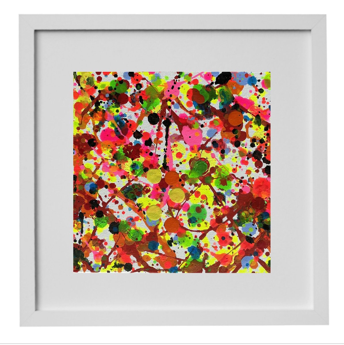 P002 Little Style Pollock By Juan Jose Garay, 8 X 8, Artwork For Sale On Artfinder