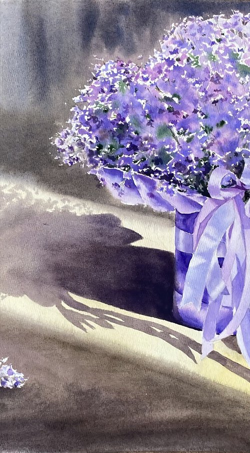 Bouquet from granddaughter by Natalia Butenko