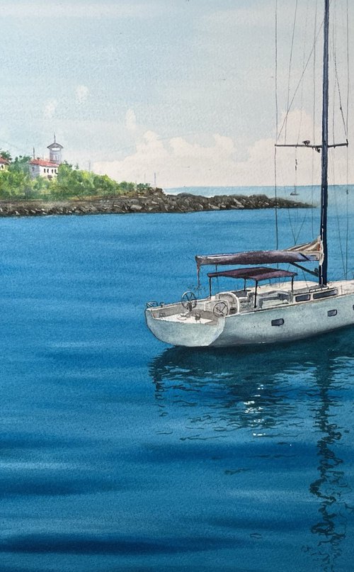Sailboat-18 by Erkin Yılmaz