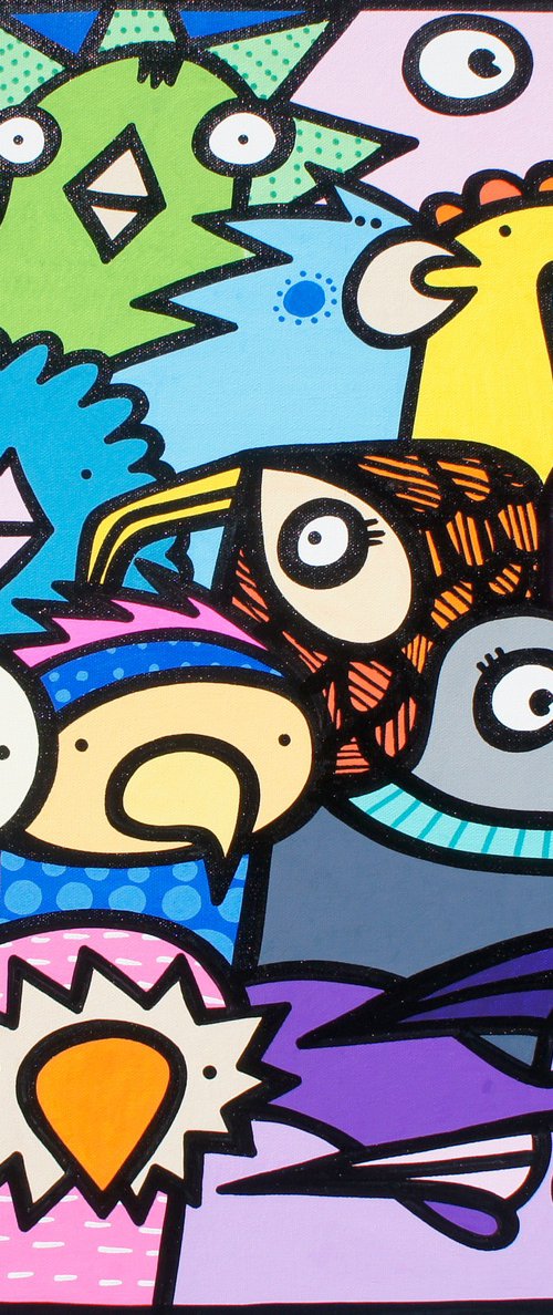 Buzzing Birds by Kev Munday