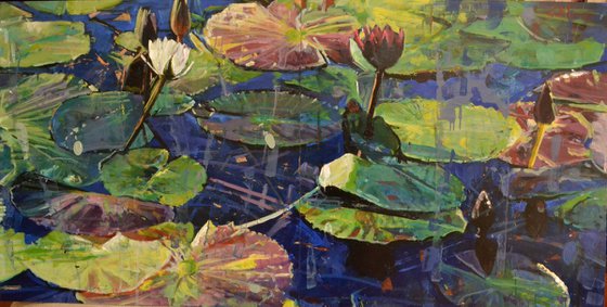 Waterlilies ( Diptych )