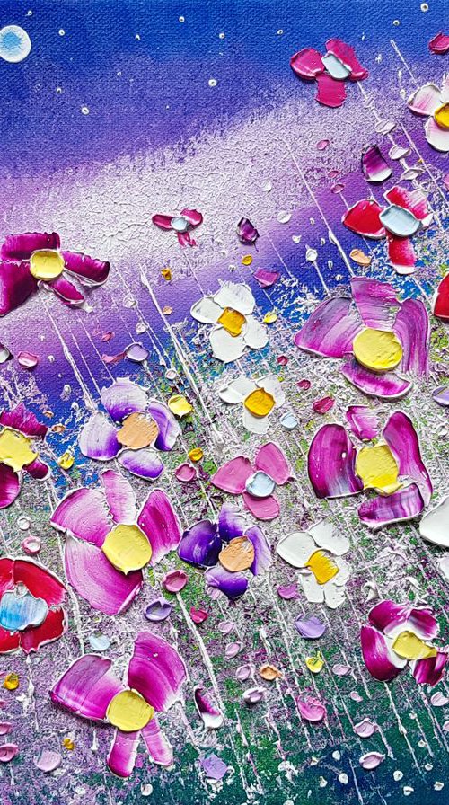 "The Violet Ones" - Flowers in Love by Phil Broad