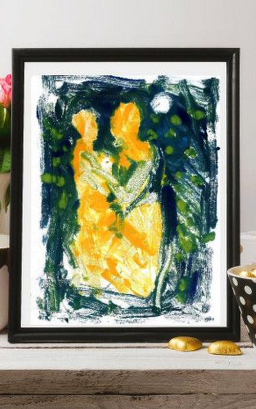 Mother, child and the Moon by Asha Shenoy