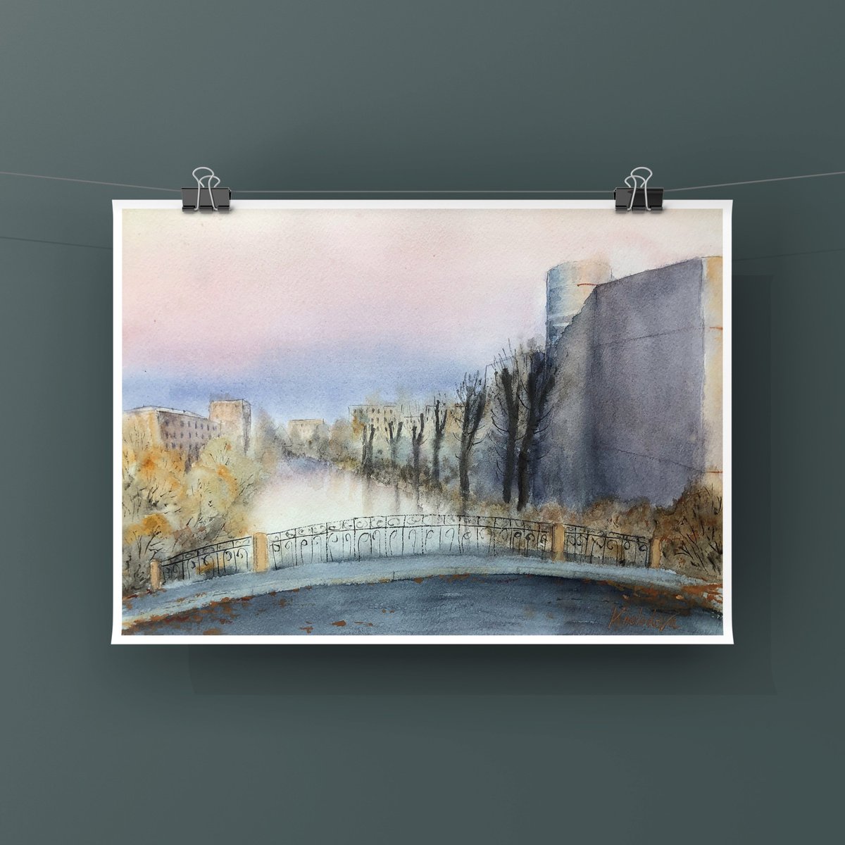 Late October in St.Petersburg by Olga Kholodova