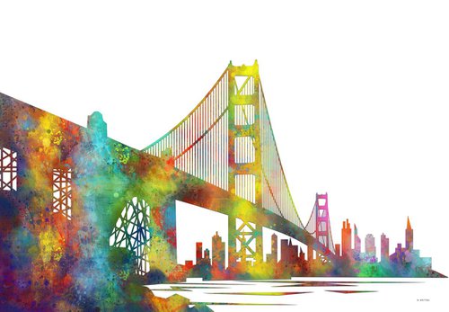 Golden Gate Bridge, San Francisco by Marlene Watson