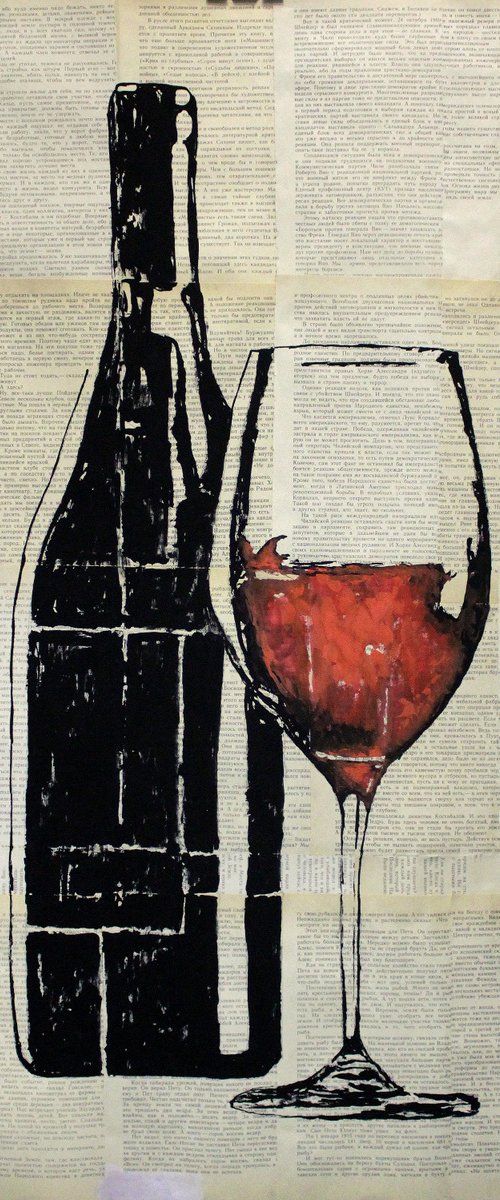 Red wine. by Marat Cherny