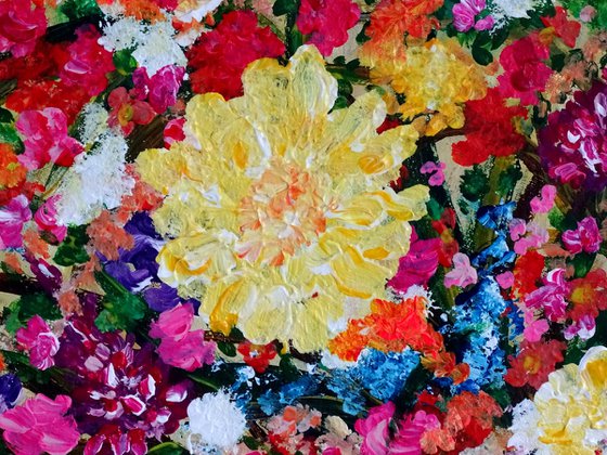 Collage of flower artworks 9