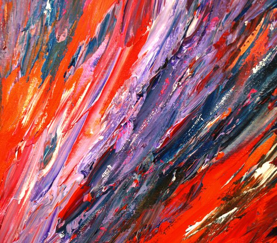 Red Energy Abstraction  XXL 1