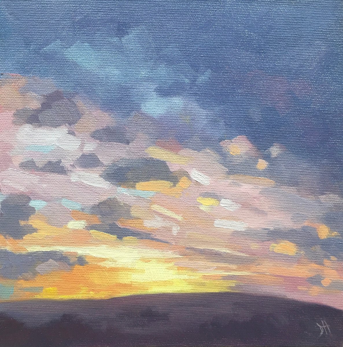 January Sunrise by Dawn Harries