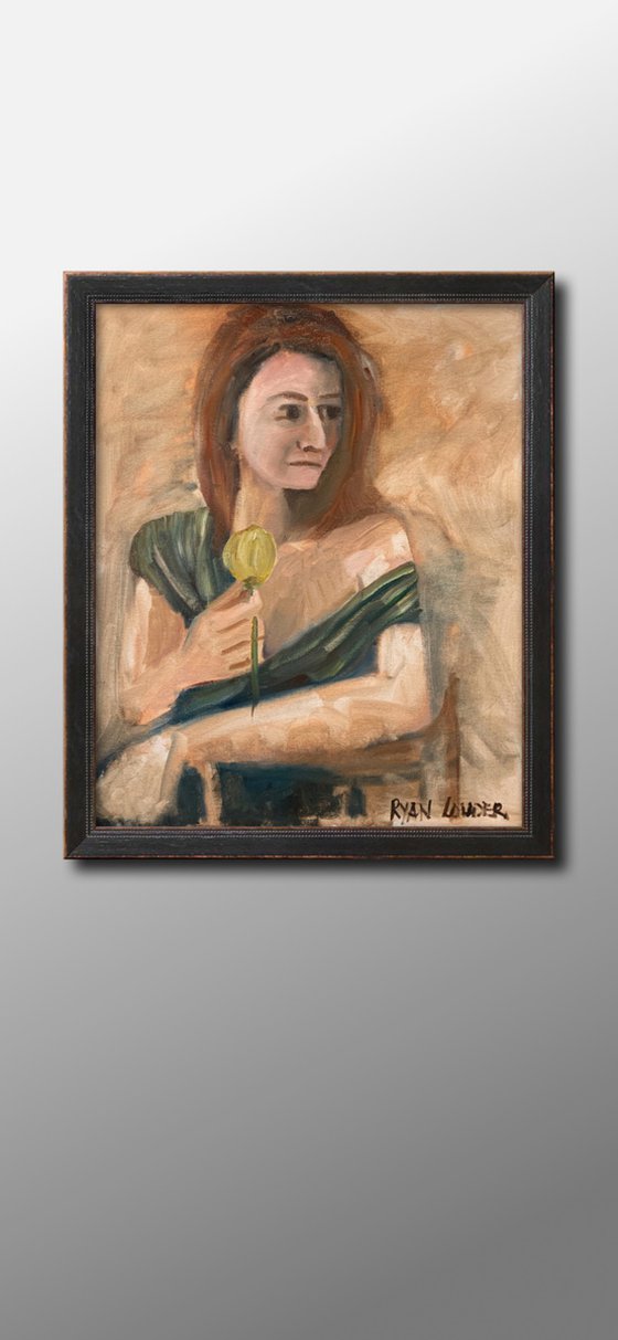 Woman with Tulip