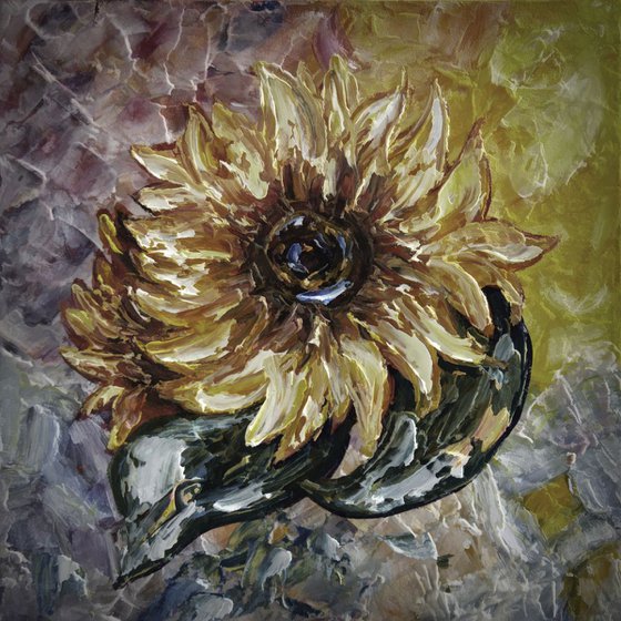 Ah, Sunflower! by Olena Art