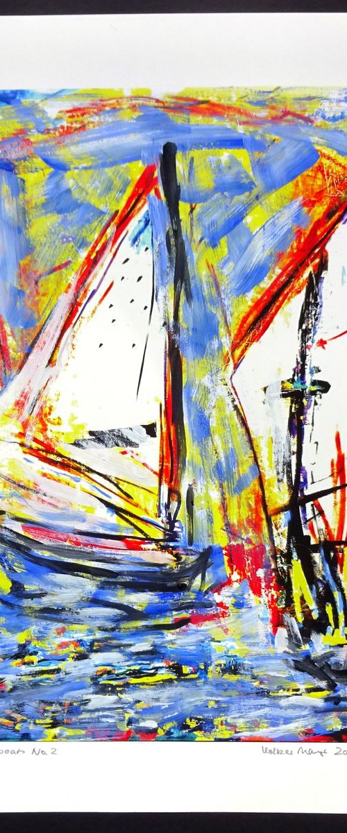Sailboats No.2 by Volker Mayr