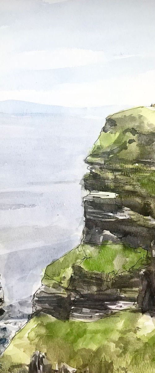 Cliffs of Moher - Ireland by Joseph Peter D'silva