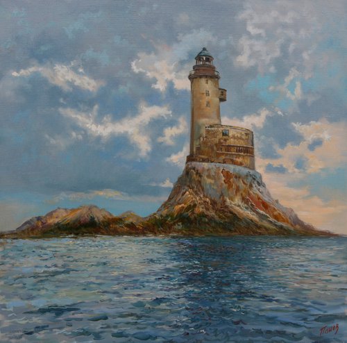Old lighthouse by Eduard Panov