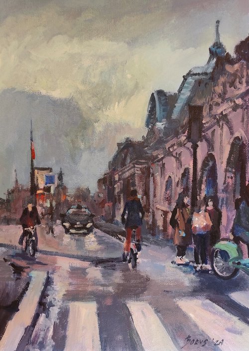 Tourist route through the streets of France by Tetiana Borys