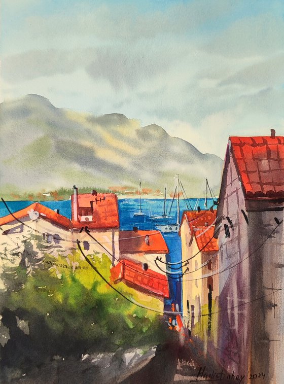 Korcula. Original artwork