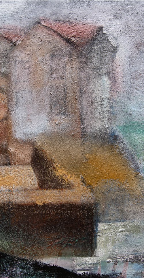 Harbour Buildings by Elizabeth Anne Fox