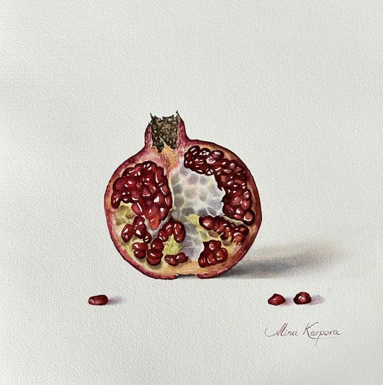 Pomegranate diptych