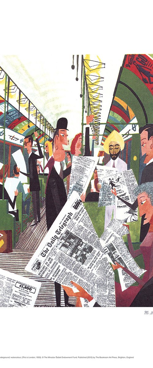 The London Underground by Miroslav Sasek